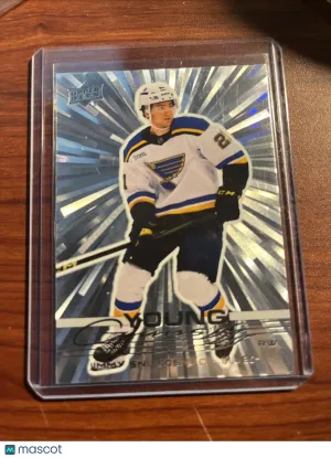 2025/26 UD Series 1 #207 JIMMY SNUGGERUD OUTBURST SILVER YOUNG GUNS RC ROOKIE