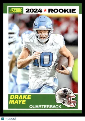 2024 Score Drake Maye #3 New England Patriots