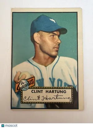 1952 Topps Clint Hartung #141 NO Creasing