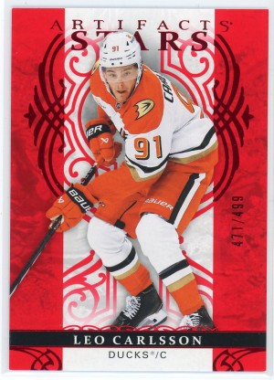 2026-27 Artifacts #143 Leo Carlsson Stars Ruby /499