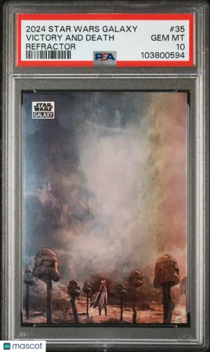 2024 Topps Chrome Star Wars Galaxy Victory And Death #35 PSA 10