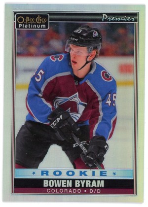 2020-21 O-Pee-Chee Platinum Bowen Byram Premier Rookie