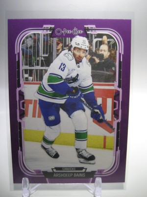 Arshdeep Bains - Purple Border /49 #117 - 2025-26 O-Pee-Chee