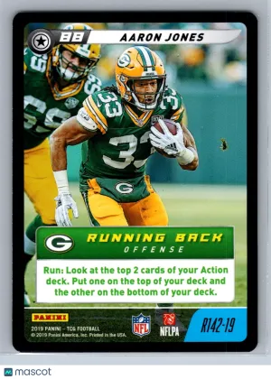 Aaron Jones 2019 Panini NFL Five #R142-19 Green Bay Packers