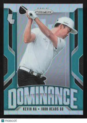 2025 Panini Prizm LIV Kevin Na #1 Dominance Teal SN