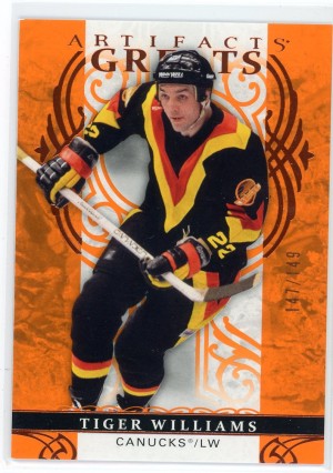 2026-27 Artifacts #170 Tiger Williams Greats Orange 147/149