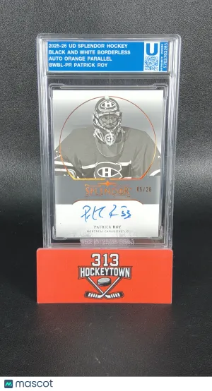 2025-26 Upper Deck Splendor Hockey Patrick Roy #BWBL-PR Orange /26