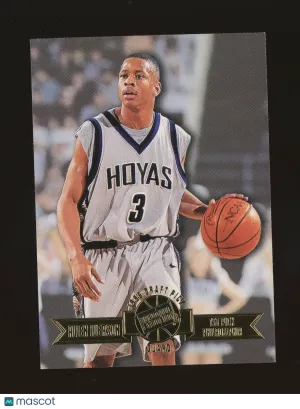 Allen Iverson 1996 Press Pass #1 Gold Rookie RC Georgetown Hoyas