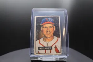1951 Bowman Enos Slaughter #58 HOF