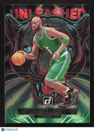 2025-26 Donruss Kevin Garnett #15 Unleashed Holo Green Laser