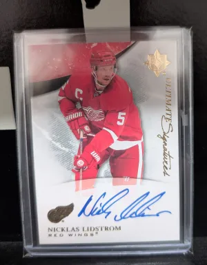 2010-11 UD Ultimate Signatures NICKLAS LIDSTROM Auto
