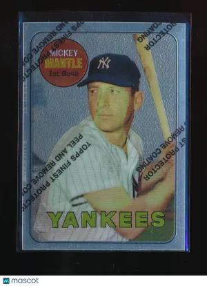 1996 Topps Mantle Finest Mickey Mantle #19 Insert
