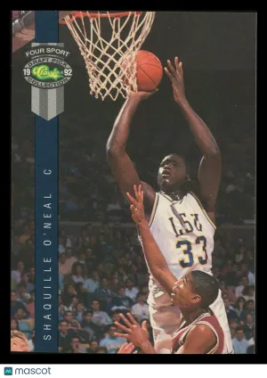 Shaquille O'Neal 1992 Classic Four Sport Draft Pick Collection #1 HOF LSU Tigers