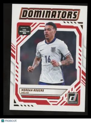 Morgan Rogers 2025 Panini Donruss Road to FIFA World Cup Dominators #14 England