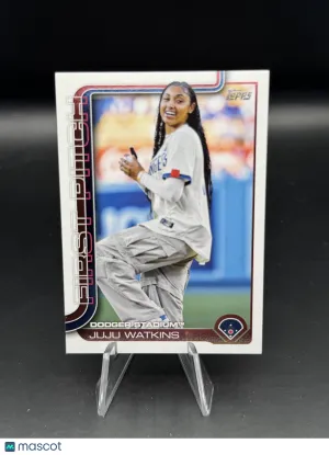JuJu Watkins 2025 Topps Series 1 First Pitch #FP-3 - USC Trojans