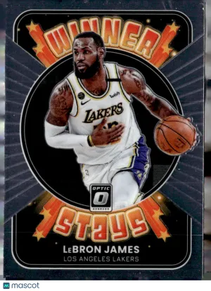 2022 Panini Donruss Optic Winner Stays LeBron James #3