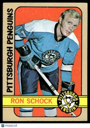 1972 Hockey Card Ron Schock #59
