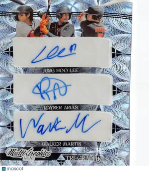 2023 Leaf MultiGraphics Jung Hoo Lee Walker Martin Rayner Arias /5 #MTG-7 San Francisco Giants