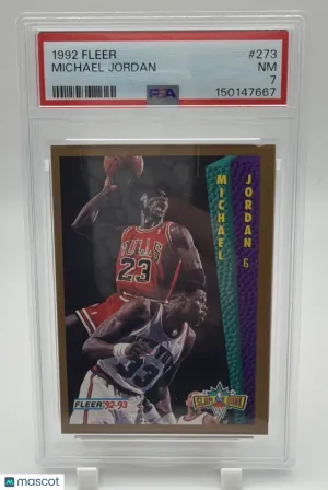 1992-93 Fleer Michael Jordan #273 [Base] Base Set PSA 7