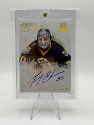 Gerry Cheevers| 22-23 UD The Cup| Inked Impressions| # 03/25