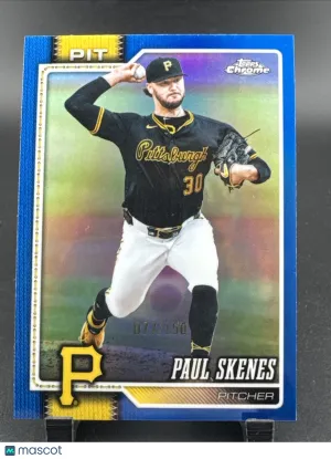2026 Topps Chrome Paul Skenes #150 Blue