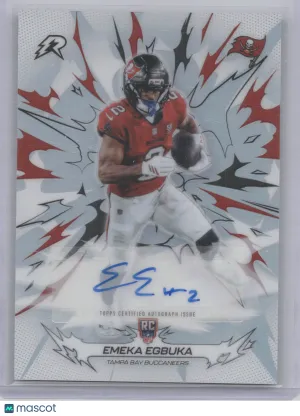 2025 Topps Resurgence Signature Emeka Egbuka #191 RC