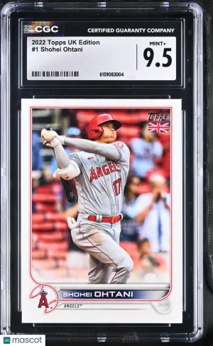 2022 Topps Uk Edition Shohei Ohtani #1 CGC 9.5