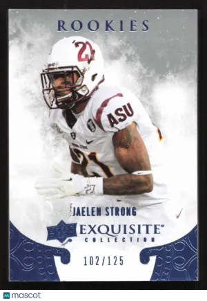 2014 Upper Deck Exquisite Collection Jaelen Strong #ER-JS Rookies 2015 SN