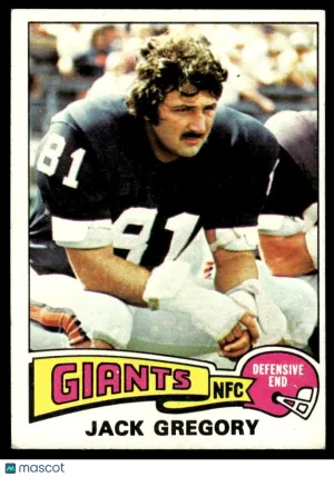 1975 Football Jack Gregory #422