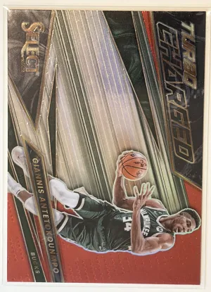 Giannis Antetokounmpo 2022 Panini Select Turbocharged #10 Red