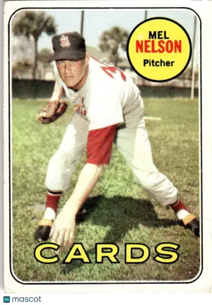 1969 Baseball Card Mel Nelson #181