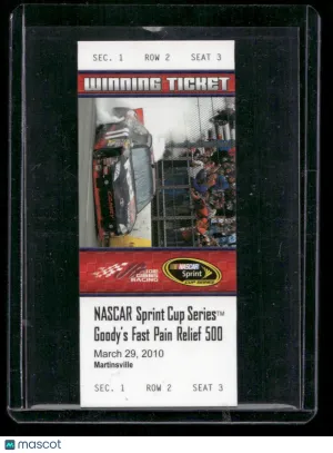 2011 Press Pass Denny Hamlin #WT 6 Winning Tickets