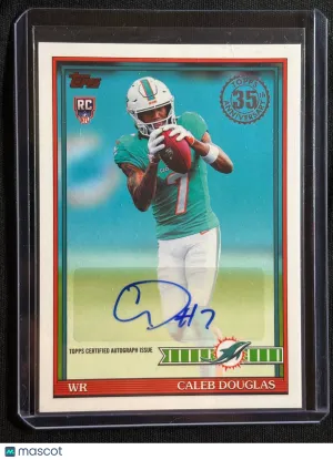 2026 Topps Flagship Football Caleb Douglas #91FRA-CD RC