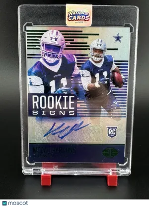 2021 Panini Illusions Micah Parsons #RS-MP Red Parallel/Variety Rookie Insert