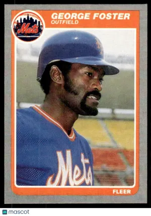 1985 Baseball Card George Foster #79