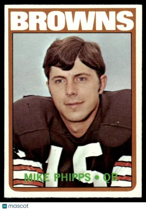 1972 Football Card Mike Phipps #96