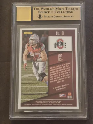 Joey Bosa BGS 9.5 Auto 10 Contenders RC Rookie Draft Picks 2016 SP Chargers OSU back