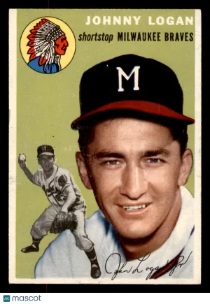 1954 Topps Johnny Logan #122