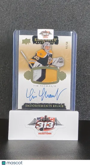 2023-24 Upper Deck Exquisite Collection Tim Thomas #ER-TH /50 Memorabilia