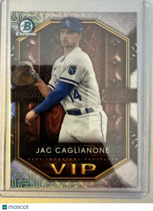 2025 Bowman Chrome Very Important Prospects Jac Caglianone Mojo Refractor