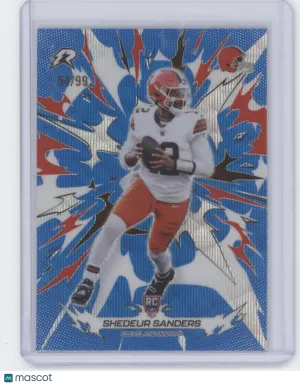 2026 Topps Resurgence Football Shedeur Sanders #121 Blue Surge /99 RC