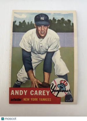 1953 Topps Andy Carey #188 EX-MINT
