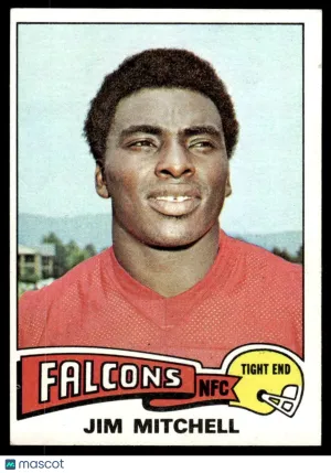 1975 Football Jim Mitchell #495
