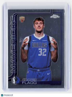 Topps 2025 Topps Chrome Basketball—Cooper Flagg #251 Photo Variations RC—Near Mint or Better