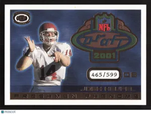 2001 Pacific Dynagon Josh Heupel #3 Freshman Phenoms SN