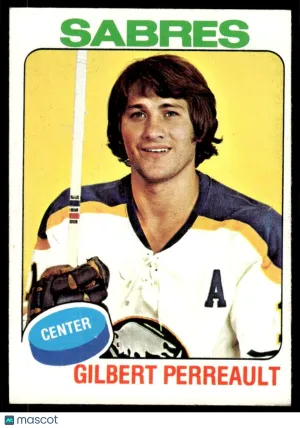 1975 Hockey Card Gilbert Perreault #10