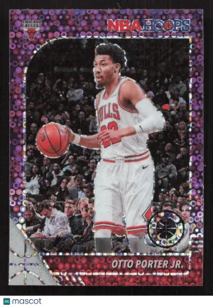 2019-20 Hoops Premium Stock Otto Porter Jr. #28 Prizms Purple Disco