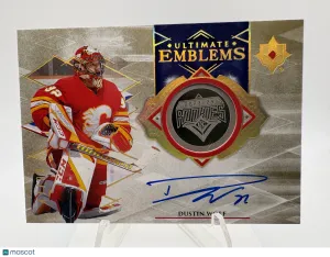 2024 Ultimate Collection Dustin Wolf #UE-DW Emblems Auto
