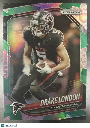 Prizm Drake London Base Lotus Flower Prizm #198 Atlanta Falcons