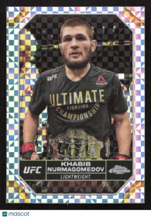 2024 Topps Chrome UFC Khabib Nurmagomedov #112 X-Fractor